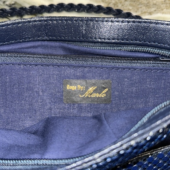 Vintage Bags by Marlo Navy Shoulder Bag - Picture 8 of 8